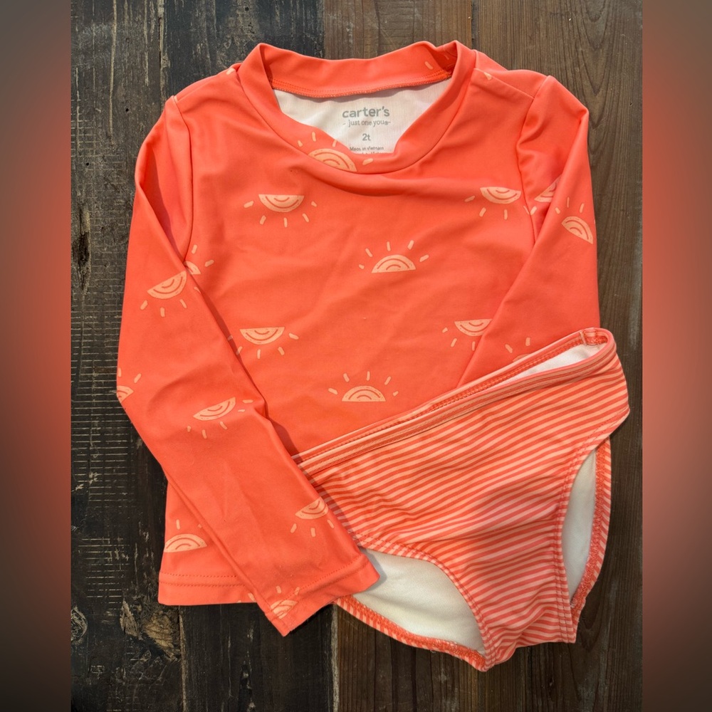 Carters 2 piece bathing suit